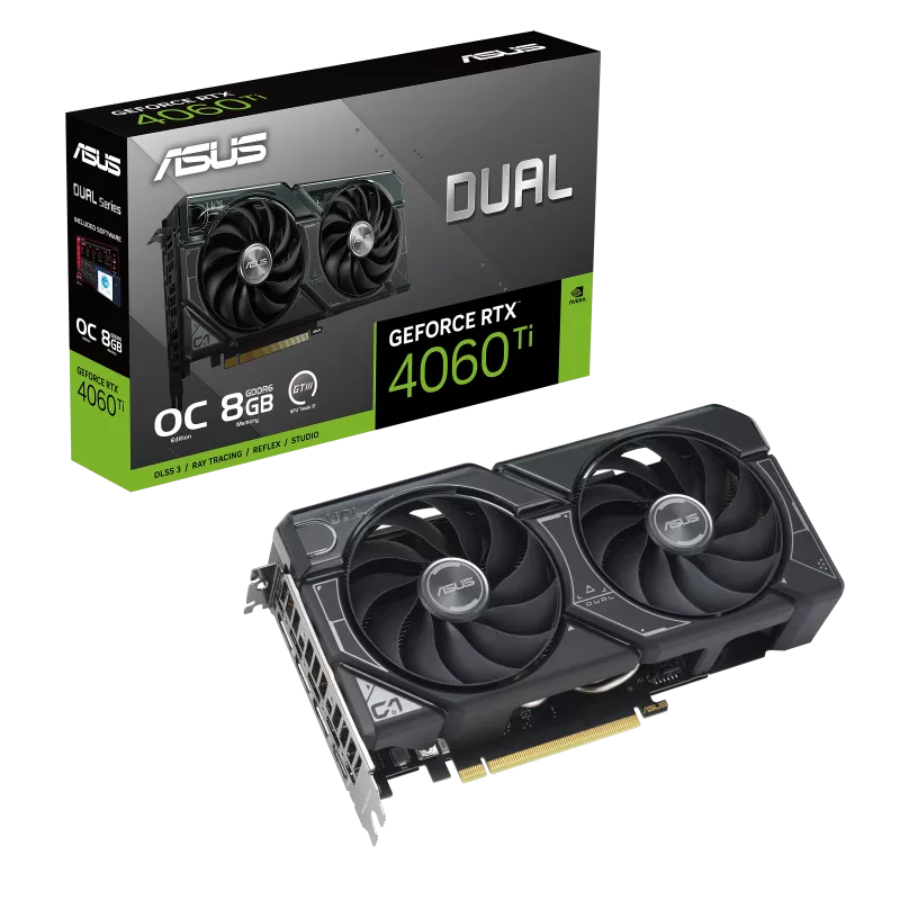 Card màn hình ASUS Dual GeForce RTX 4060 Ti OC Edition 8GB DUAL RTX4060TI O8G
