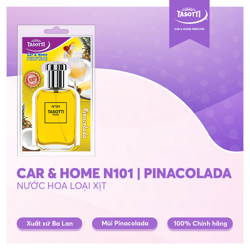 Nước Hoa Xe hơi Dạng Xịt TASOTTI SPRAY NO 101 Nhập Khẩu Chính hãng Từ Ba Lan, Nhiều Mùi Hương ( 50ml) | BigBuy360 - bigbuy360.vn