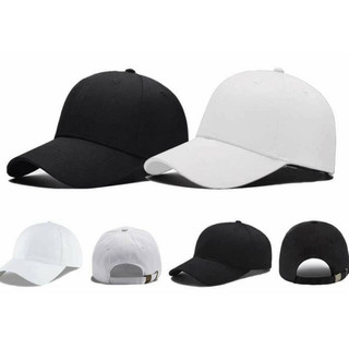 Nón đen trơn basic dành cho cả nam và nữ - Mũ lưỡi trai trơn