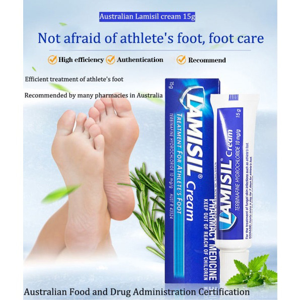 Kem Khử Mùi Hôi Mùi chân LAMISIL Khuẩn Ngăn Mồ Hôi Và Làm Sạch Mùi 15g Giảm ngứa Loại bỏ mùi hôi thối