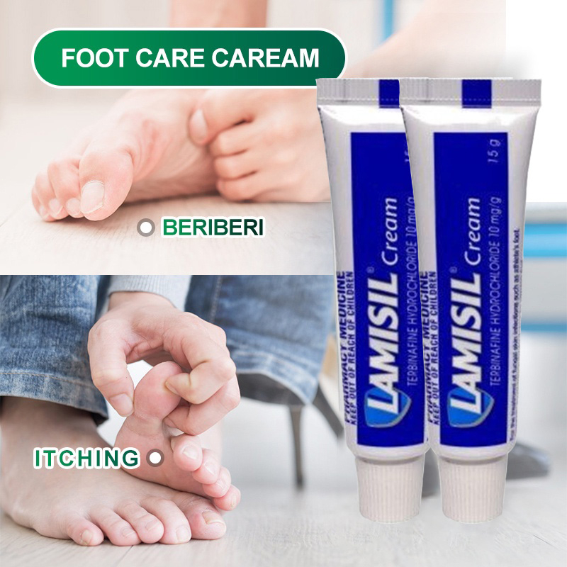 Kem Khử Mùi Hôi Mùi chân LAMISIL Khuẩn Ngăn Mồ Hôi Và Làm Sạch Mùi 15g Giảm ngứa Loại bỏ mùi hôi thối