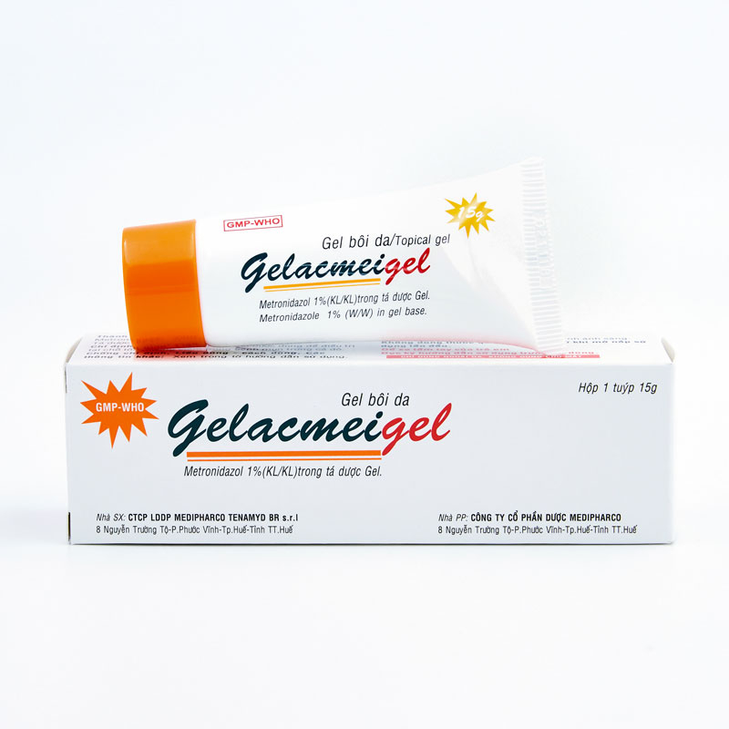 Gel bôi da ngừa mụn viêm, mụn trứng cá GELACMEIGEL 15g