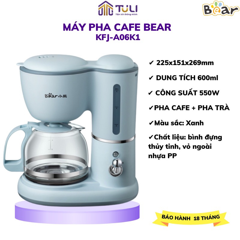 Máy pha cà phê Bear( pha trà cũng được)