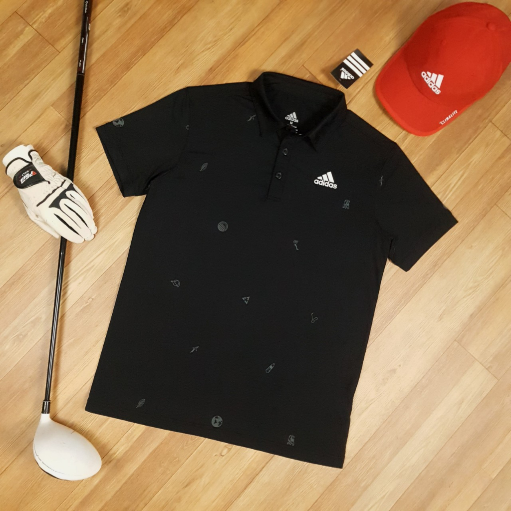 ÁO POLO ADIDAS GOLF MONOGRAM PLAY GREEN