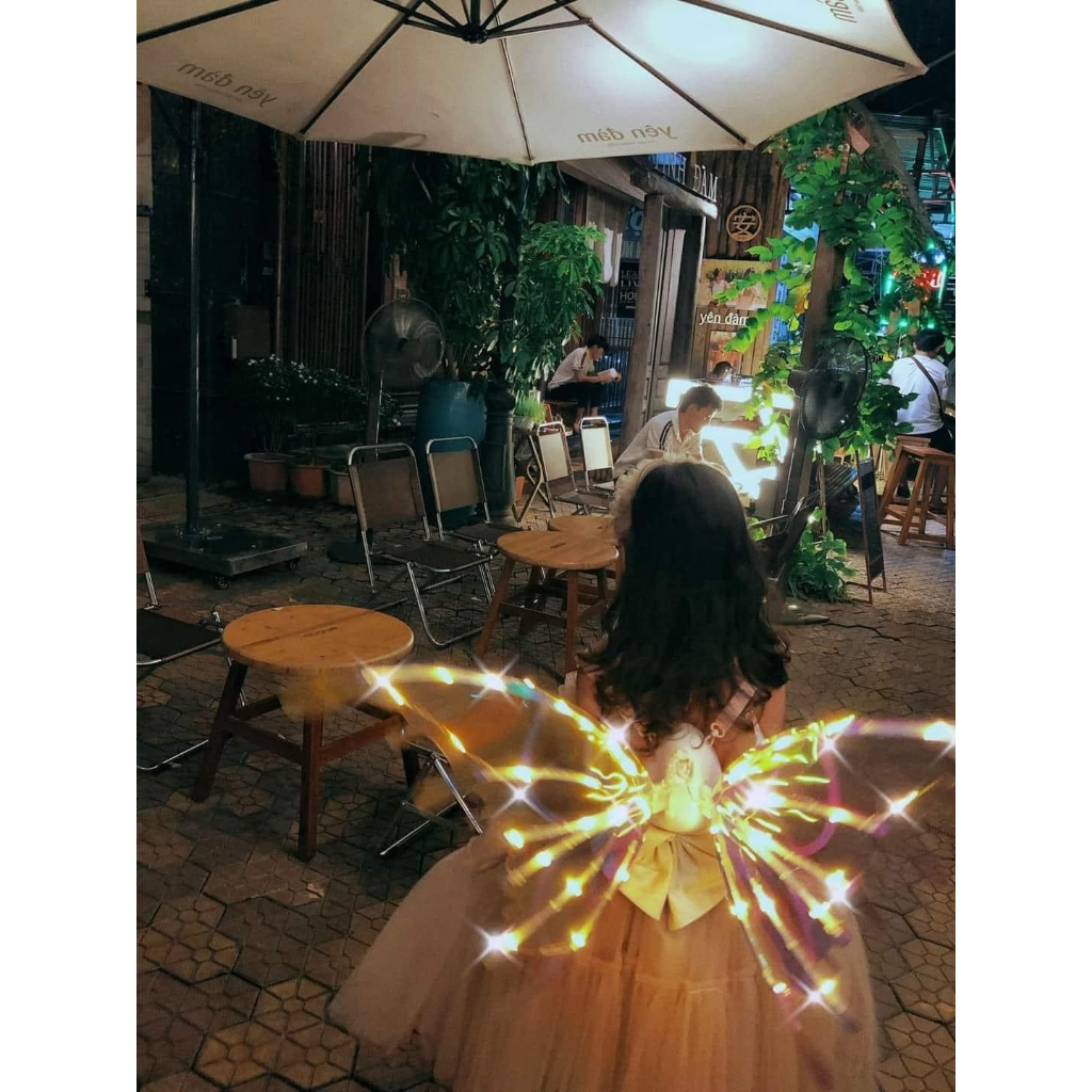 Bộ Cánh Bướm Tiên Điện Tử Phát Sáng,Nhấp Nháy, Cánh Tiên Bé Gái Thay Đổi Màu Sắc, Phát Nhạc,Có Thể Vẫy Cánh 90 PHÚT | BigBuy360 - bigbuy360.vn