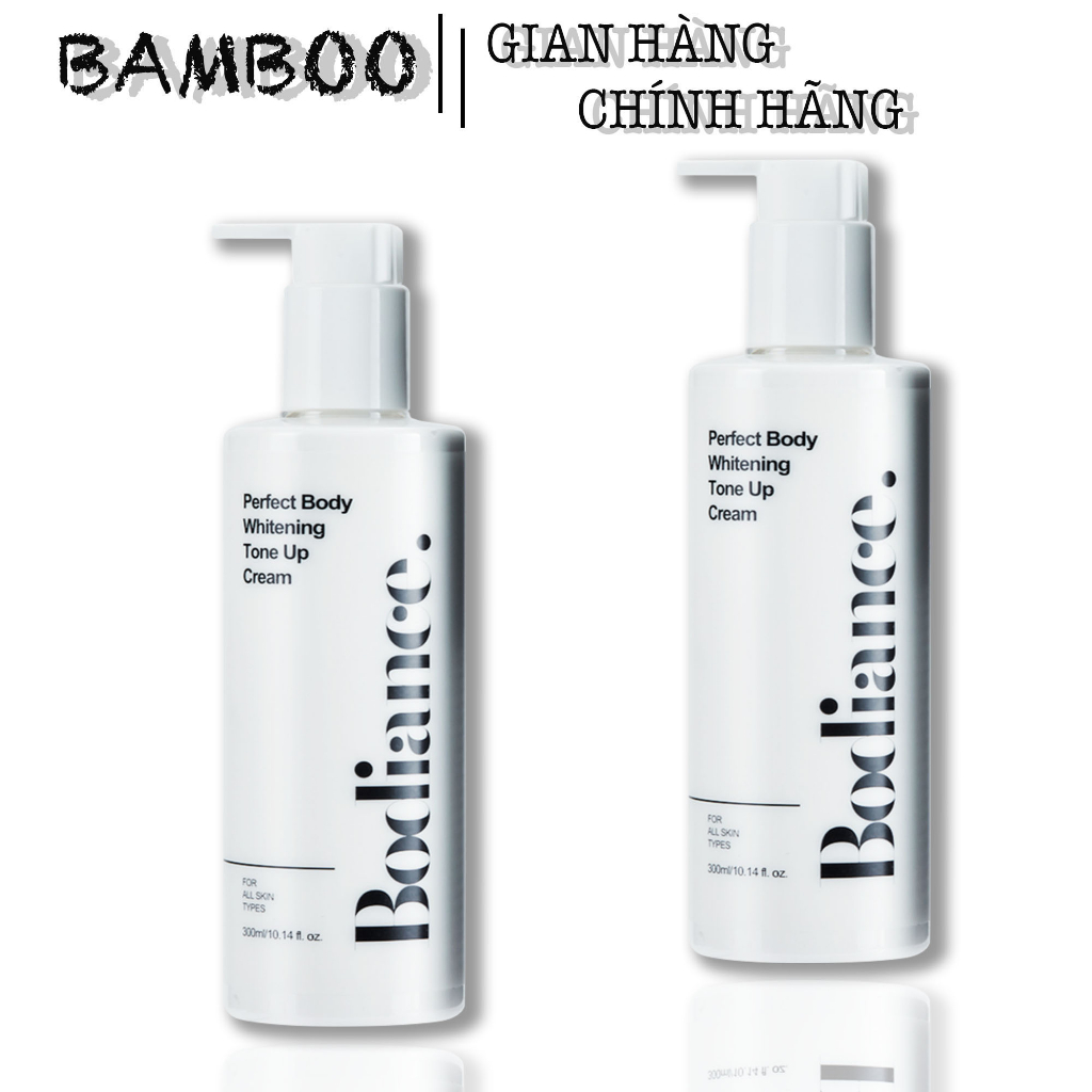 Kem dưỡng trắng body Bodiance, trắng xinh tự nhiên bất tông không tưởng 300ml ( Chính Hãng )