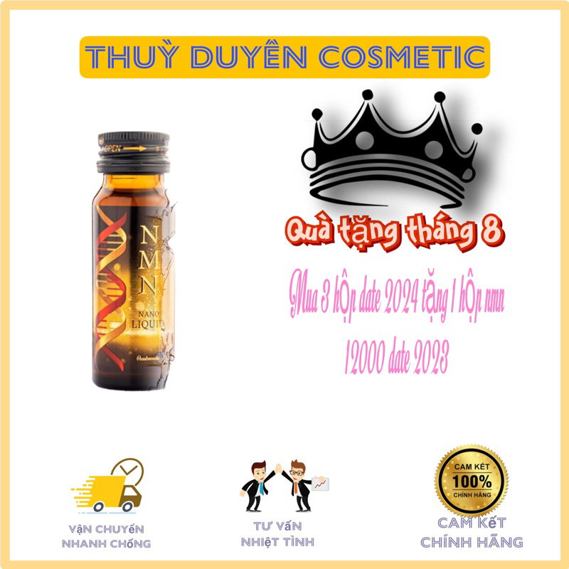 Nước Collagen Trẻ Hóa Da NMN + Arg Liquid 12000 Cao Cấp Hộp 12 Lọ Của Nhật Bản