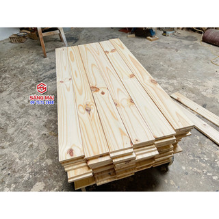 [MS123] Tấm gỗ thông dày 1,2cm x mặt rộng 10cm x dài 120cm + láng mịn 4 mặt