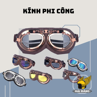 Kính Phi Công Gắn Mũ Bảo Hiểm Napoli 1/2, 3/4 - Chống tia UV