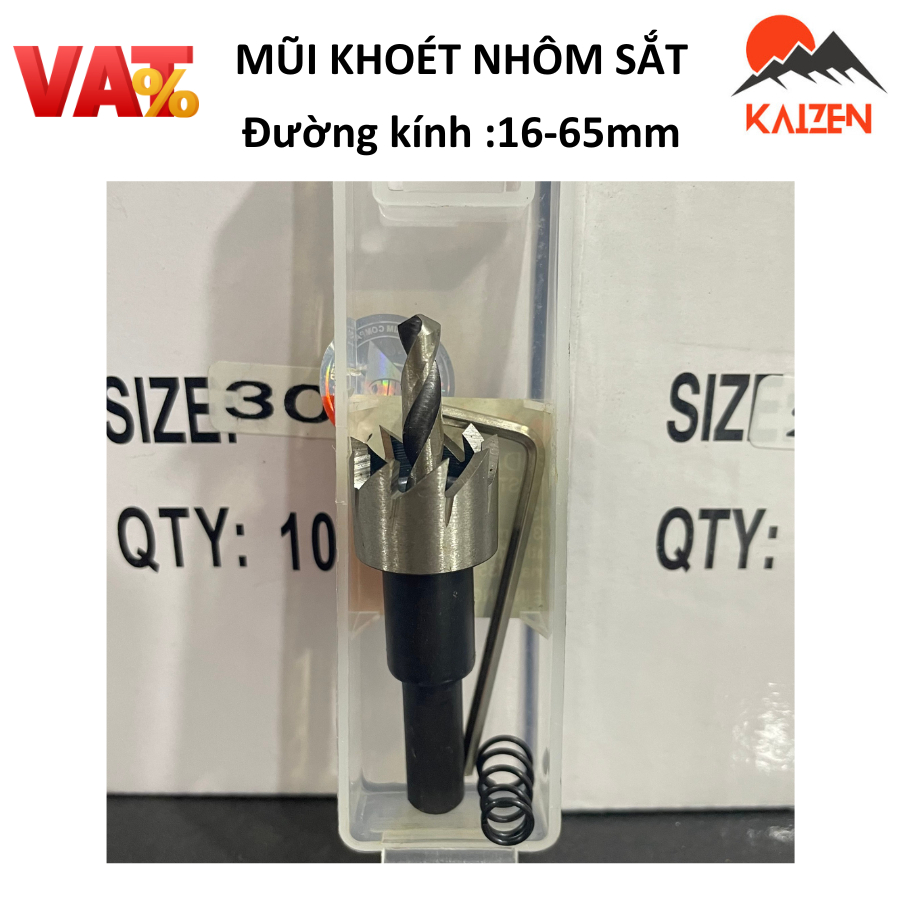 Mũi khoét nhôm sắt siêu bền CHẤT LƯỢNG JAPAN 19mm-65mm Nachi SINGAPORE NCMK19-NMK65