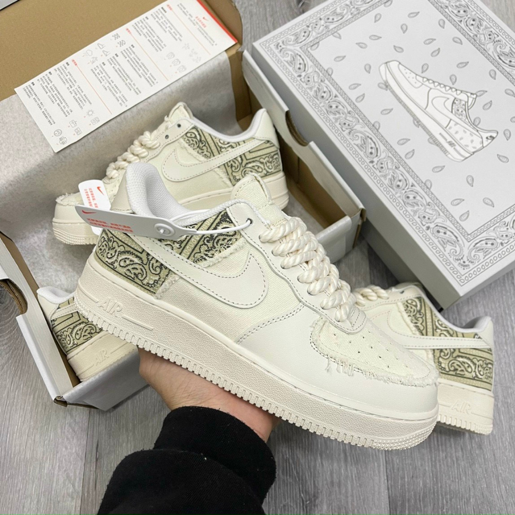 Giày AF1 Dây Thừng, Giày AIR FORCE 1 Dây Thừng nam nữ Bản Mới 2022 Cao Cấp Fullbox Bill