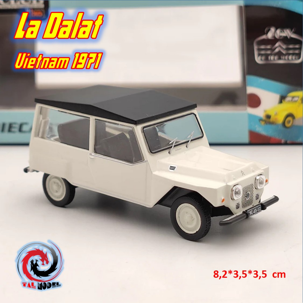 Xe mô hình Citroen La Dalat tỉ lệ 1:43 (vietnam 1971)