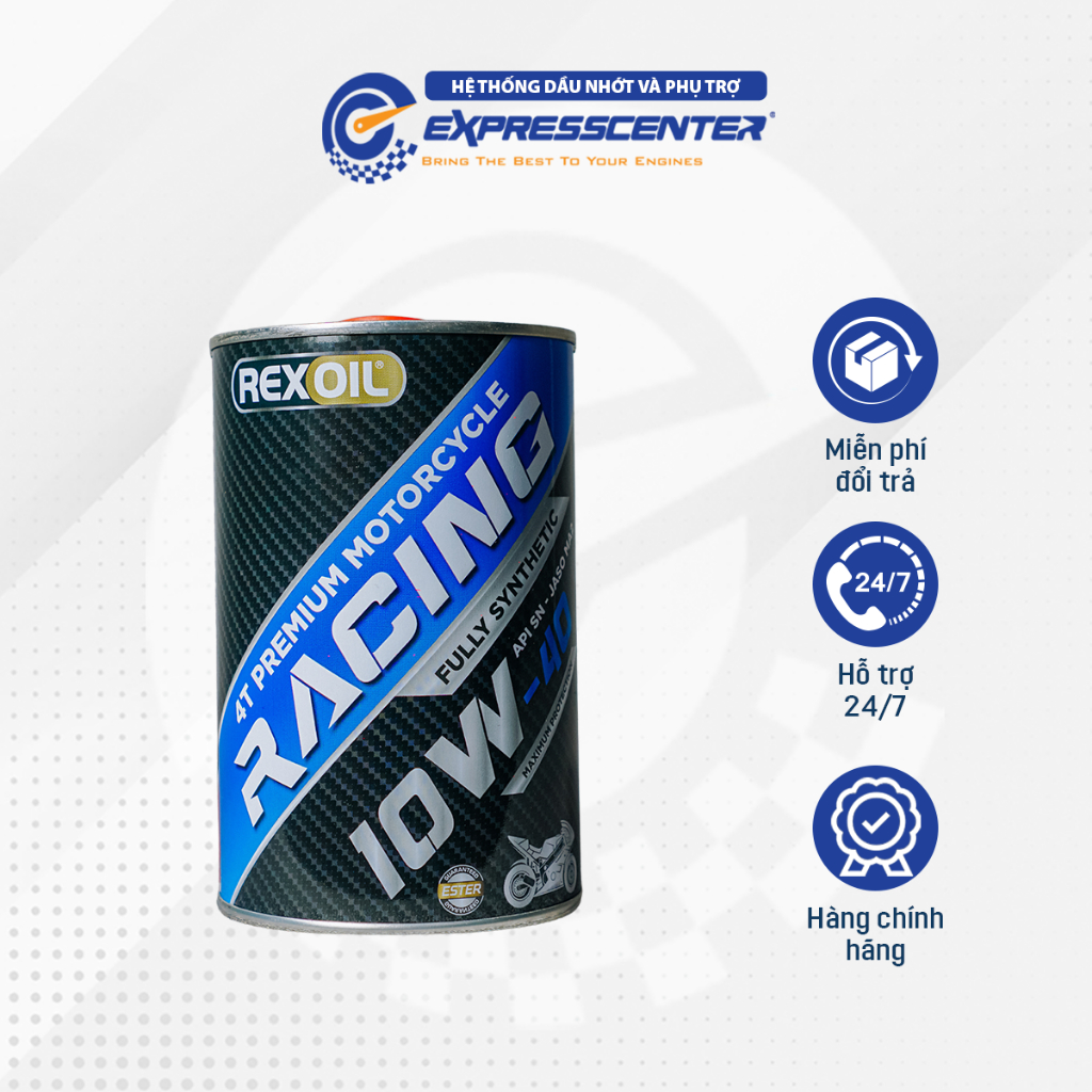 Dầu Nhớt Xe Moto RexOil Racing 10W40 1L