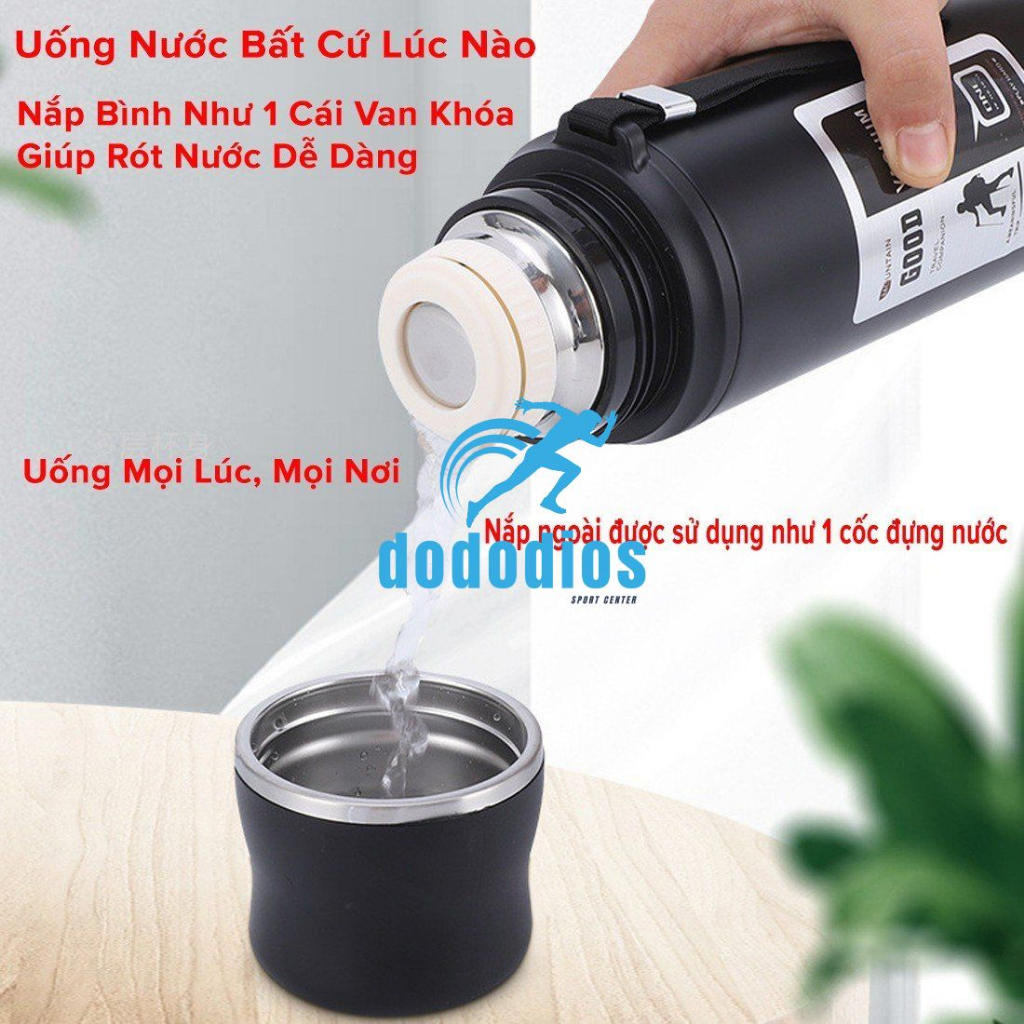 Ly giữ nhiệt LHC3249 1000ml LHC3271 - Hàng chính hãng doddodios