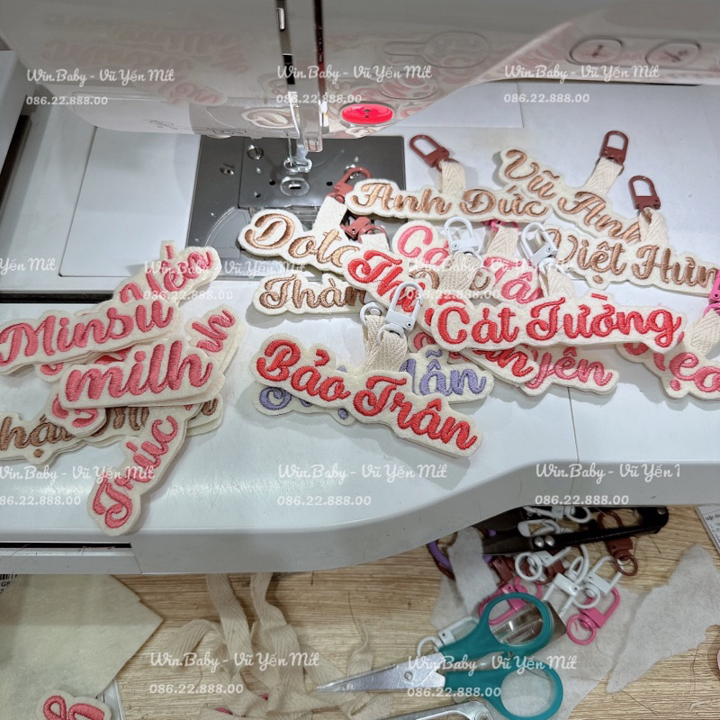 Nametag/ thẻ tên cho bé treo balo, túi xách đồ dùng…..