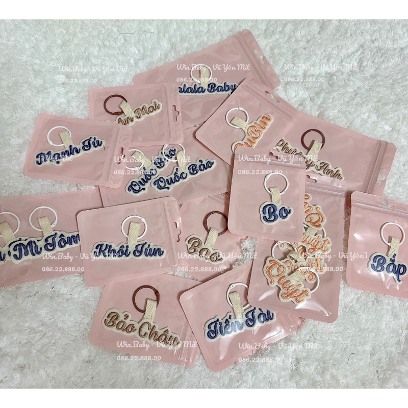 Nametag/ thẻ tên cho bé treo balo, túi xách đồ dùng…..