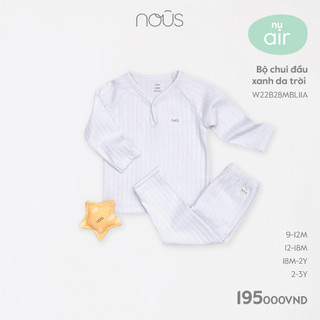 Bộ quần áo chui đầu Nous nhiều màu sắc chất liệu mềm mại cho bé từ 9-12 tháng đến 2-3 tuổi