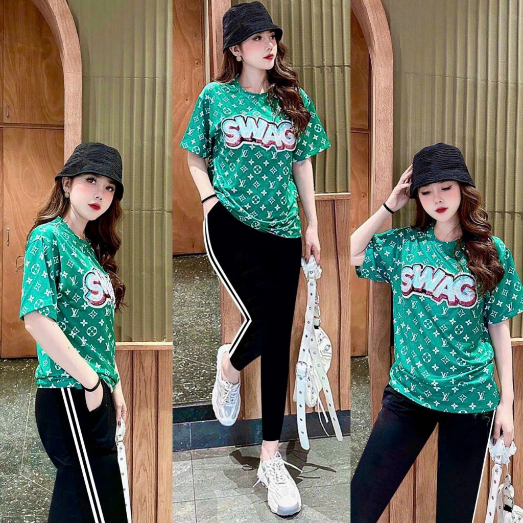 Bộ dài thể thao phối 3D cao cấp SWAG xanh cực đẹp siêu mát mịn - SANG XỊN { HÀNG XUẤT NHẬT-HÀN QUỐC}