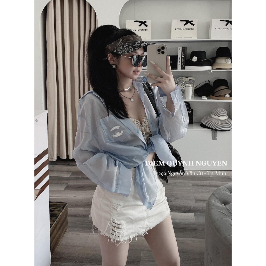 Áo Chà Neo Tơ Nhật Form Rộng Sexy Chanh Xả Moonyhanoi HH1