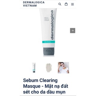Mặt Nạ Cho Da Dầu Mụn Sebum Clearing Masque Dermalogica