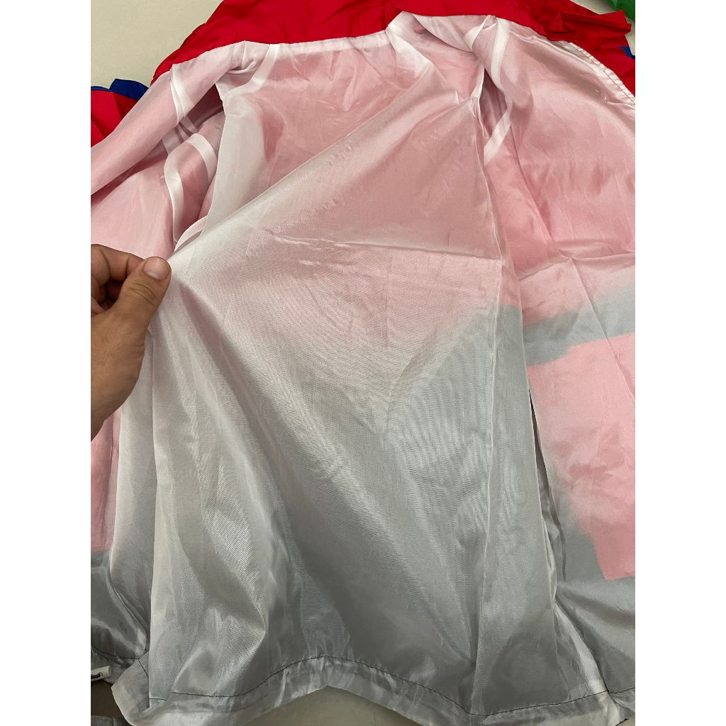 Áo khoác dù hai lớp Đỏ hottrend đi tour phượt cho anh em offteam club ^^