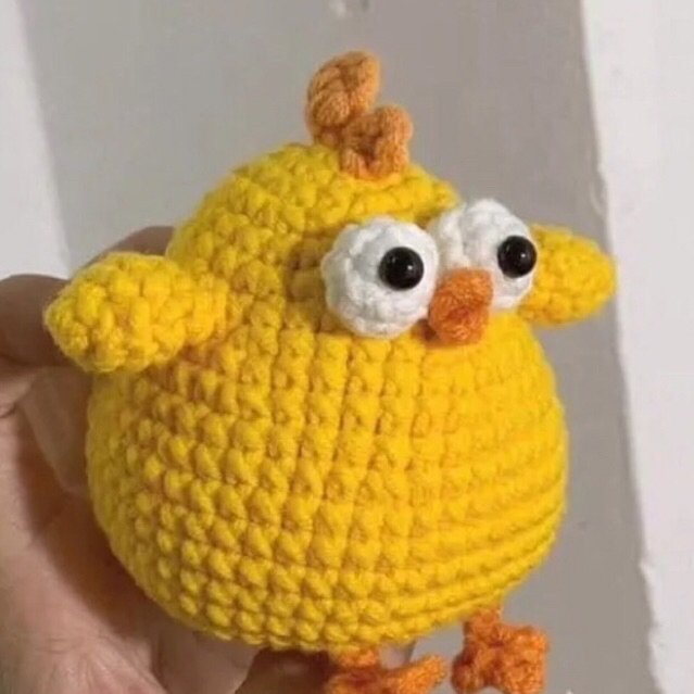 [HÀNG ĐẶT TRƯỚC] Gà len móc handmade
