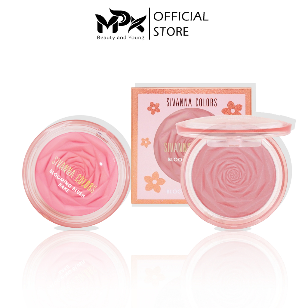Phấn Má Trang Điểm Sivanna Colors Blooming Blush Bake HF8102 Thái Lan - MPX