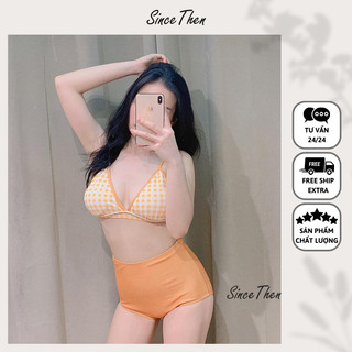 Bikini 2 mảnh đi biển, Đồ bơi màu vàng cam sexy - Since Then