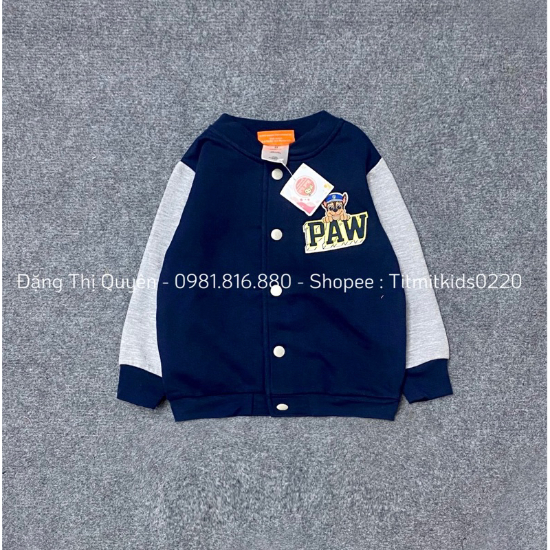 Áo bomber dư xịn bé trai 2-5y