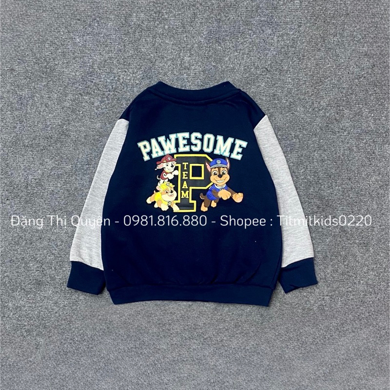 Áo bomber dư xịn bé trai 2-5y