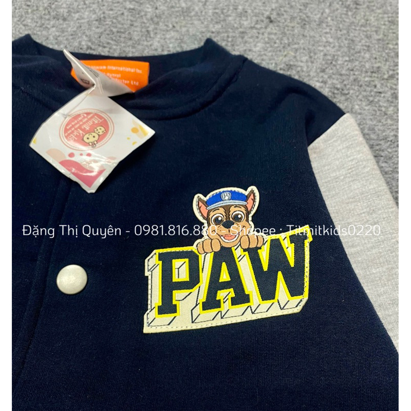 Áo bomber dư xịn bé trai 2-5y