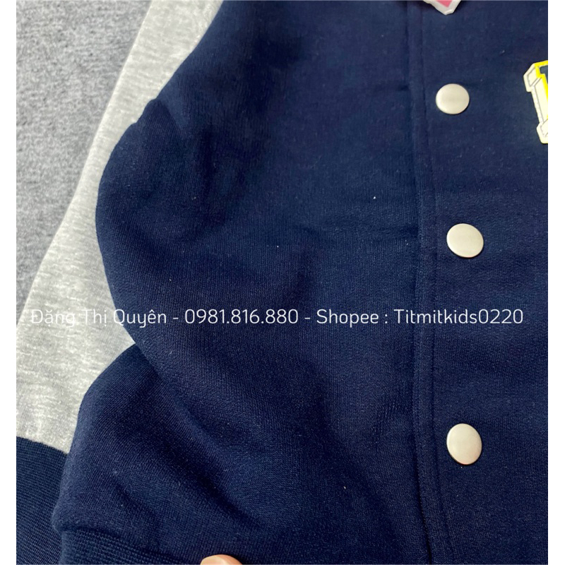 Áo bomber dư xịn bé trai 2-5y