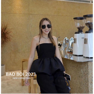 Áo quây bo chun lưng nhiều màu