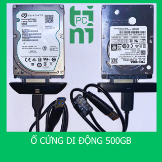 Ổ cứng di động 500gb 5400rpm và 7200rpm kèm cáp 3.0 tốc độ cao