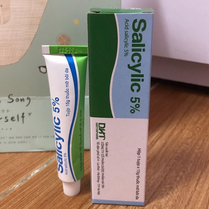 Kem bôi ngoài da làm mềm da salicylic 5% DHT 15G Giảm ngứa, ngứa da cơ địa - Dr.Mai Ngọc
