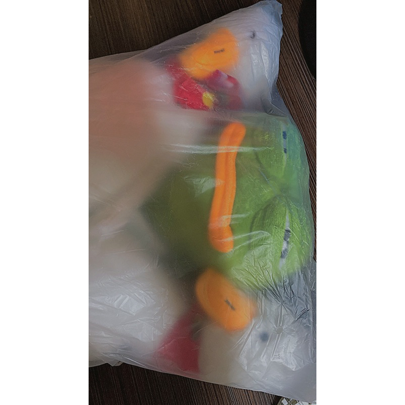 Linh vật Nxnx34 vịt bông đội khăn đỏ size 35cm HÀNG CÓ SẴN