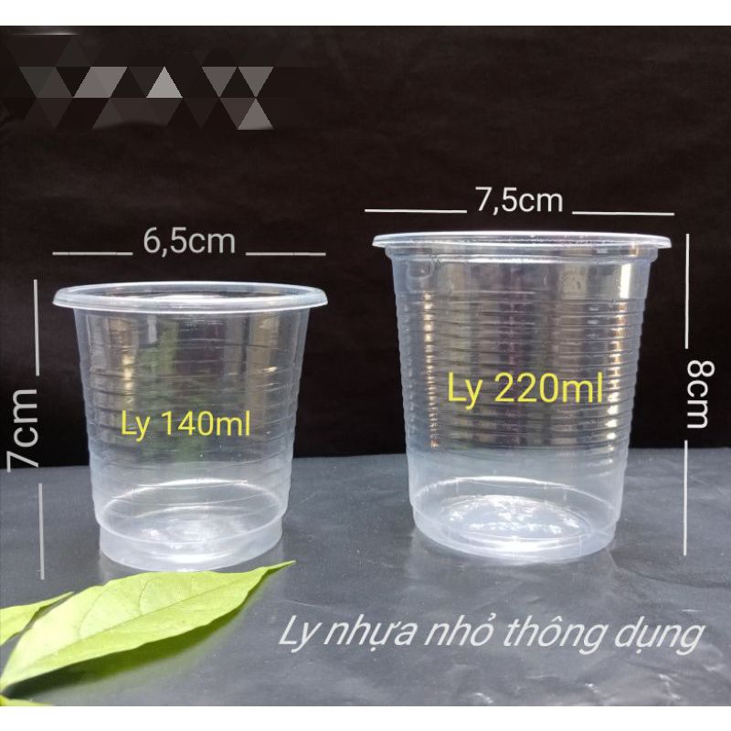 LY NHỰA 140ml dùng một lần, dùng trong phòng khám, văn phòng, nha khoa. GIÁ RẺ!