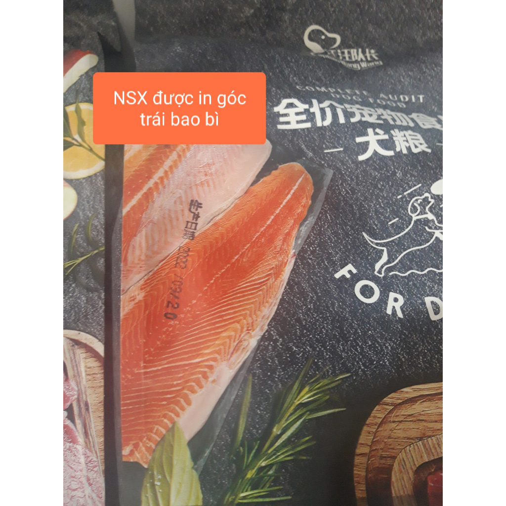 Hạt Captain cho chó kén ăn 500g - 2.5kg, trộn bò - cá hồi - phô mai