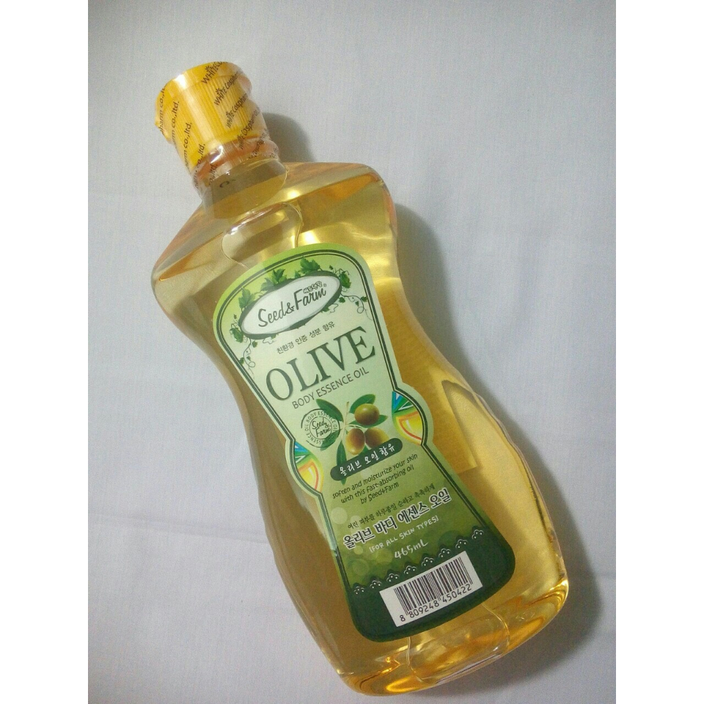 Dầu massage và dưỡng da toàn thân chiết xuất từ trái oliu Organia Seed & Farm Olive Body Essence Oil 465ml