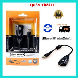 Usb sound card 5hv2 âm thanh 3d chuẩn 7.1