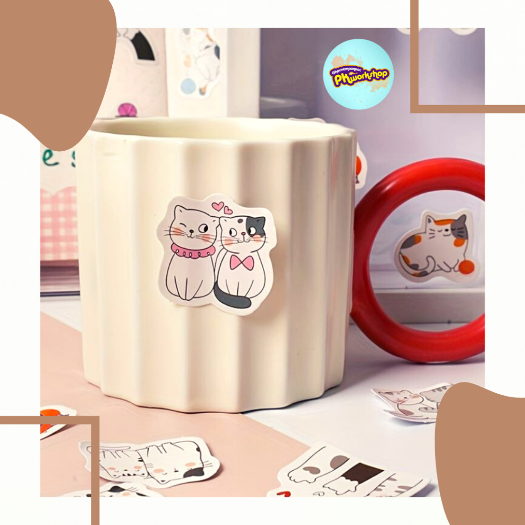 Sticker, nhãn dán, decal trang trí sổ, thiệp vintage