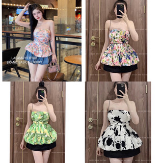 Áo quây bo chun lưng nhiều màu