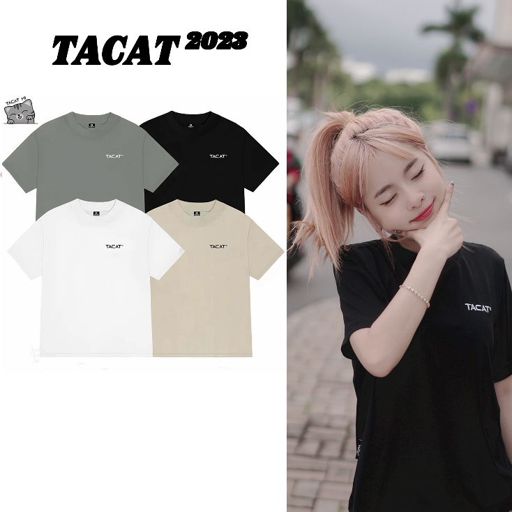 Áo Thun T3 Áo thun Baby Tee TACAT Basic 100% Cotton, Baby Tee Unisex local brand chính hãng