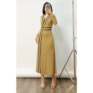 Đầm MK Sọc Vàng kami