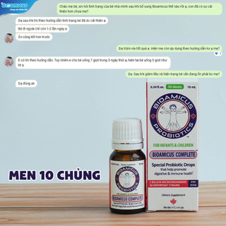 [TẶNG QUÀ] Men vi sinh 10 chủng BioAmicus Complete 10ml