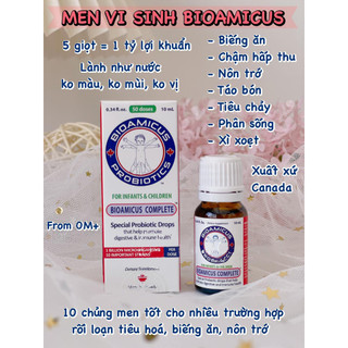 [TẶNG QUÀ] Men vi sinh 10 chủng BioAmicus Complete 10ml