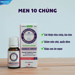 [TẶNG QUÀ] Men vi sinh 10 chủng BioAmicus Complete 10ml