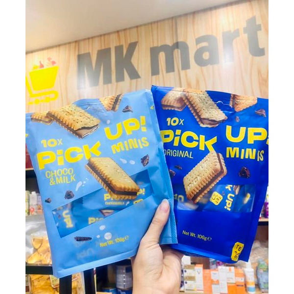 Gói bánh kẹp sô cô la Pick Up! Đức 106g