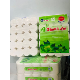 Bịch 20 cuộn giấy vệ sinh Thanh Hà không lõi hàng chuẩn,sịn