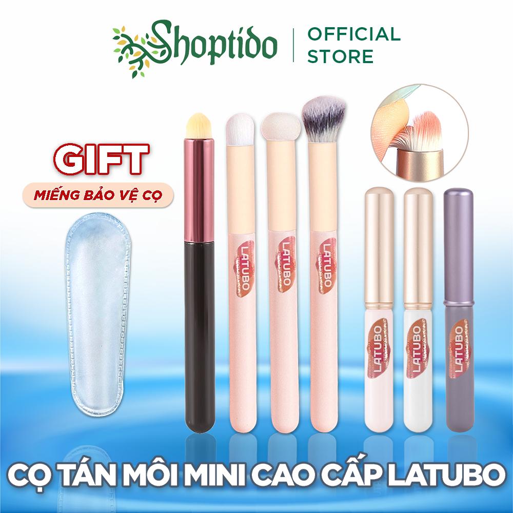 Cọ tán son môi LATUBO nhỏ gọn tạo hiệu ứng ombre trên môi NPP Shoptido